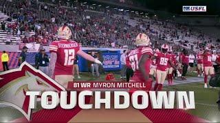 Touchdown Myron Mitchell | Memphis Showboats 2-42 Birmingham Stallions | Temporada 2023 | USFL