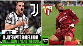 EUROPA LEAGUE Dramático EMPATE de la Juventus vs Sevilla y la semifinal sigue abierta | ESPN FC