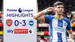 Brilliant Brighton damage Arsenal’s title dream! | Arsenal 0-3 Brighton | EPL Highlights