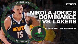 Nikola Jokic's AGGRESSIVE Game 2 sends message: 'YOU CAN'T STOP ME' - Ohm Youngmisuk | The Lowe Post
