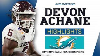Devon Achane: Texas A&M Highlights | Dolphins 84th Pick In The 2023 NFL Draft | CBS Sports