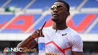 Fred Kerley makes a statement with 100m win over tough field in Rabat | NBC Sports