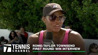 Taylor Townsend talks about breaking into the top ten in doubles | 2023 Rome