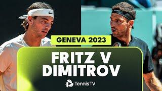 EPIC Grigor Dimitrov vs Taylor Fritz Semi-Final | Geneva 2023 Highlights