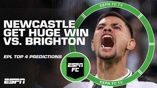 Reacting to Newcastle's 'DESERVING' win vs. Brighton + EPL Top 4 predictions | ESPN FC