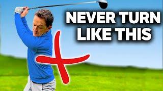 Don't Turn Your Shoulders for a Driver Golf Swing