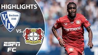VfL Bochum vs. Bayer Leverkusen | Bundesliga Highlights | ESPN FC