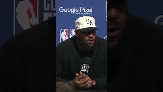 "I Know How Great He Is" - LeBron Sounds Off On Nikola Jokic After Game 4 | #Shorts