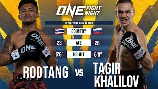 Muay Thai RAMPAGE  Rodtang vs. Tagir Khalilov Full Fight