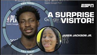 Jaren Jackson Jr.’s mom SURPRISES him on NBA Today ️