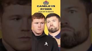 WHO WINS AND HOW? CANELO VS JOHN RYDER FACE OFF IN MEXICO #canelo #johnryder #boxing #caneloryder