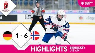 Deutschland - Norwegen | Highlights IIHF U18 Eishockey WM 2023