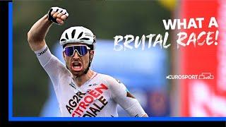 Paret-Peintre Claims Dramatic Stage 4 Victory As Leknessund Takes Over Evenepoel In GC! | Eurosport