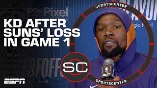 Kevin Durant after Suns' Game 1 loss: This is a make or miss league | SportsCenter