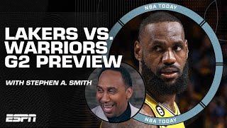 Stephen A.'s Preview & Predictions for Lakers vs. Warriors Game 2  | NBA Today