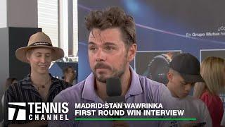 Stan Wawrinka fights past Cressy to secure a match up against Rublev | 2023 Madrid First Round
