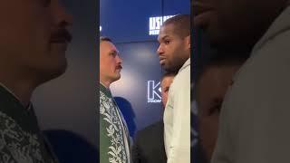 The noise for Usyk is CRAZY Oleksandr Usyk and Daniel Dubois face-off  #UsykDubois #boxing
