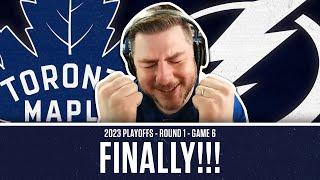 Watch Steve Dangle React To The Leafs Finally Making It To Round 2