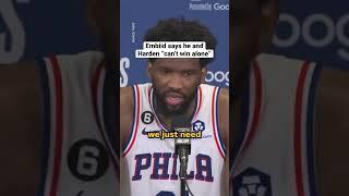Joel Embiid didn’t hold back after the Sixers’ Game 7 loss to the Boston Celtics #shorts