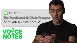 Ronnie O’Sullivan Answers Voice Notes From Famous Voices | Eurosport