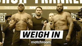Fight Week, Behind The Scenes ep4: Anthony Joshua vs Franklin Weigh In