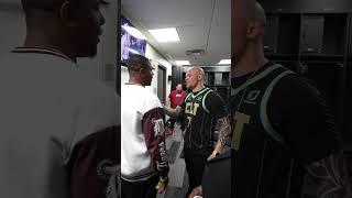 Jamahal Hill catches up with Anthony Smith before his fight