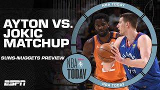 Deandre Ayton has a big challenge vs. Nikola Jokic in the Suns-Nuggets series - Zach Lowe |NBA Today