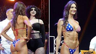 WOW! - WHITNEY JOHNS BARES ALL AT WEIGH IN v 6AR6IE6 AHEAD OF TOURNAMENT CLASH