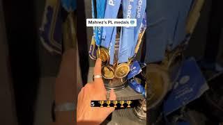 Riyad Mahrez flexing his Premier League medals (via riyadmahrez26.7/IG) #shorts