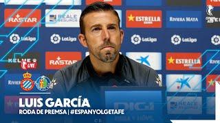 #EspanyolMEDIA |  Roda de premsa de Luis García prèvia a l’Espanyol  Getafe