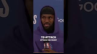 LeBron James responds to Lakers flopping allegations #shorts