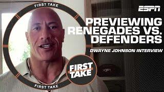 Dwayne 'The Rock' Johnson talks Renegades vs. Defenders in the XFL championship game | First Take