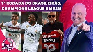 INÍCIO DO BRASILEIRÃO, DECISÕES NA CHAMPIONS, SAMPAOLI NO FLA E MAIS | LIVE DO ANDRÉ HENNING
