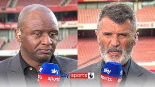 Vieira & Keane react to BRUTAL Arsenal defeat | Arsenal 0-3 Brighton