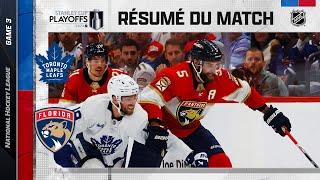 Faits saillants, match no 3 Maple Leafs vs Panthers