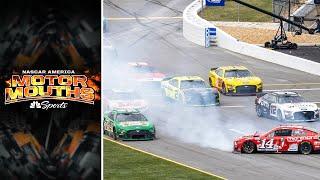 Why are drivers having such trouble pitting at Talladega Superspeedway? | NASCAR America Motormouths