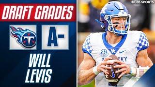 Titans TRADE UP To Select Kentucky QB Will Levis with the 33rd Pick | CBS Sports