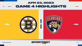 NHL Game 4 Highlights | Bruins vs. Panthers - April 23, 2023