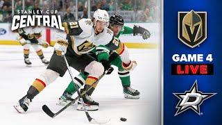 Dallas Stars vs. Vegas Golden Knights | Live Action | Game 4 | Stanley Cup Playoffs