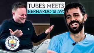 'Your dog is called John? After John Stones?!'  | Tubes meets Bernardo Silva