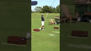 Rickie Fowler Tops Golf ball on purpose!