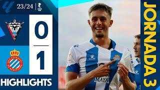 RESUMEN J3 | Mirandés 0-1 Espanyol | #LaLigaHighlights