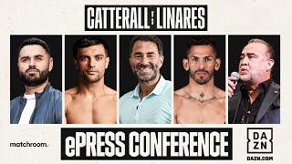 ePress Conference: Jack Catterall vs Jorge Linares With Eddie Hearn