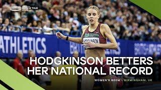 Hodgkinson  powers to national 800m record  | World Indoor Tour 2023
