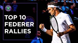 10 Incredible Roger Federer Rallies at Wimbledon