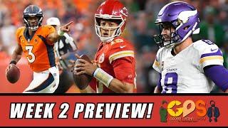 How Many Teams Start 0-2? NFL Week 2 Preview