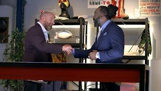 Booker T accepts Triple H’s challenge to hunt for WWE’s treasures: A&E WWE’s Most Wanted Treasures