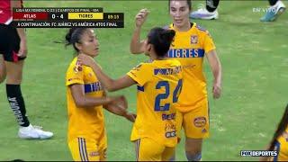 Gol de Maricarmen Reyes | Atlas 0-5 Tigres | Liga MX Femenil | Cuartos de final Ida | 19 de mayo