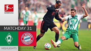 Gnabry and Sané Redeem Bayern | SV Werder Bremen - FC Bayern München | Highlights | MD 31 22/23