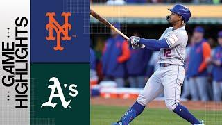 Mets vs. A's Game Highlights (4/14/23) | MLB Highlights